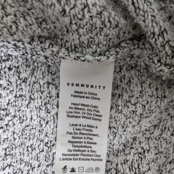Aritzia Community Ionic Cape Cardigan Size XS/S Heather Grey - Picture 11 of 12